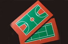 亞強體育施工案例:硅pu樣塊,